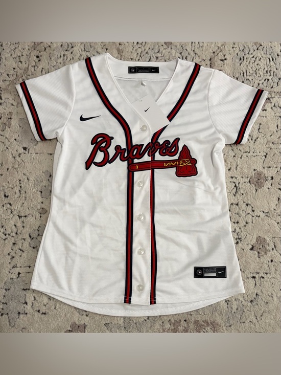 Nike Tops - Nike Atlanta Braves Michael Harris II #23 White Jersey MLB Women’s Sz: Small